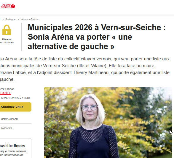 Élection de la tête de liste