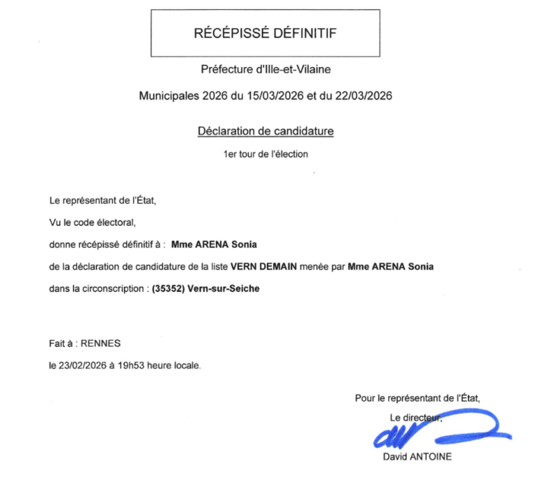 🎉 C’est officiel ! Notre liste est validée ! 🎉